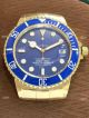 2019 New Copy Rolex Submariner Gold Wall Clocks with Luminous (3)_th.jpg